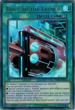 Boot Sector Launch (EXFO-EN053) - Extreme Force Unlimited Extreme Force Yugioh Single Squirtle Squad Card Shop.