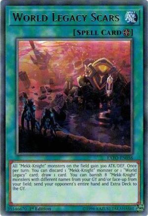 World Legacy Scars (EXFO-EN056) - Extreme Force Unlimited Extreme Force Yugioh Single Squirtle Squad Card Shop.