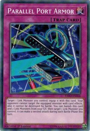 Parallel Port Armor (EXFO-EN066) - Extreme Force 1st Edition Extreme Force Yugioh Single Squirtle Squad Card Shop.