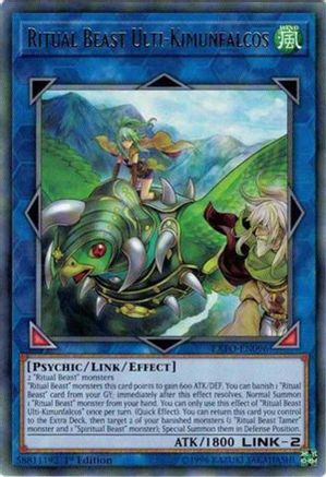 Ritual Beast Ulti-Kimunfalcos (EXFO-EN096) - Extreme Force 1st Edition Extreme Force Yugioh Single Squirtle Squad Card Shop.
