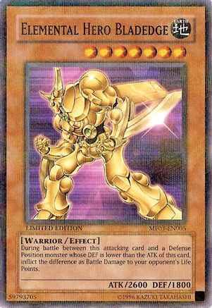 Elemental HERO Bladedge (MF03-EN005) - Mattel Action Figure Promos: Series 3 Limited Mattel Action Figure Promos: Series 3 Yugioh Single Squirtle Squad Card Shop.