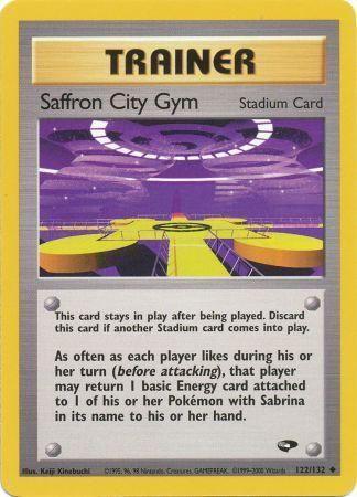 Saffron City Gym 122 - Unlimited Gym Challenge - Uncommon Gym Challenge Pokemon Single Squirtle Squad Card Shop.