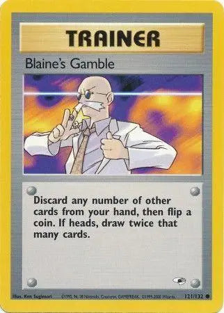 Blaine's Gamble 121 - Unlimited Gym Heroes - Common Gym Heroes Pokemon Single Squirtle Squad Card Shop.