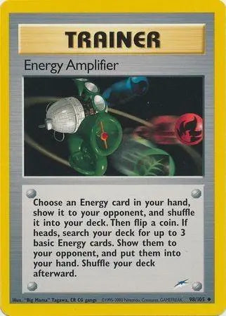 Energy Amplifier 098 - Unlimited Neo Destiny - Uncommon Neo Destiny Pokemon Single Squirtle Squad Card Shop.