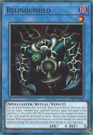 Relinquished (LED2-EN000) - Legendary Duelists: Ancient Millennium 1st Edition Legendary Duelists: Ancient Millennium Yugioh Single Squirtle Squad Card Shop.