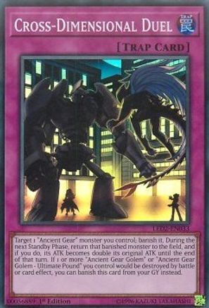 Cross-Dimensional Duel (LED2-EN033) - Legendary Duelists: Ancient Millennium 1st Edition Legendary Duelists: Ancient Millennium Yugioh Single Squirtle Squad Card Shop.