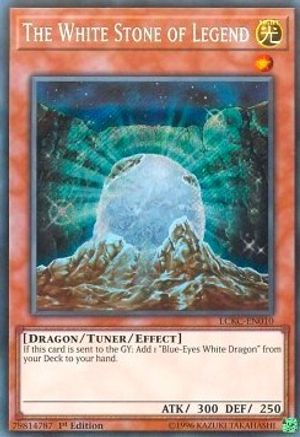 The White Stone of Legend (LCKC-EN010) - Legendary Collection Kaiba 1st Edition Legendary Collection Kaiba Yugioh Single Squirtle Squad Card Shop.