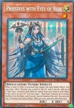 Priestess with Eyes of Blue (LCKC-EN016) - Legendary Collection Kaiba Unlimited Legendary Collection Kaiba Yugioh Single Squirtle Squad Card Shop.