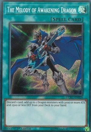 The Melody of Awakening Dragon (LCKC-EN028) - Legendary Collection Kaiba 1st Edition Legendary Collection Kaiba Yugioh Single Squirtle Squad Card Shop.