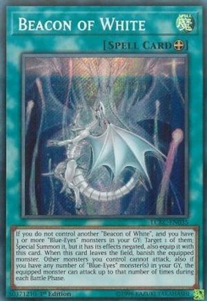 Beacon of White (LCKC-EN035) - Legendary Collection Kaiba Unlimited Legendary Collection Kaiba Yugioh Single Squirtle Squad Card Shop.