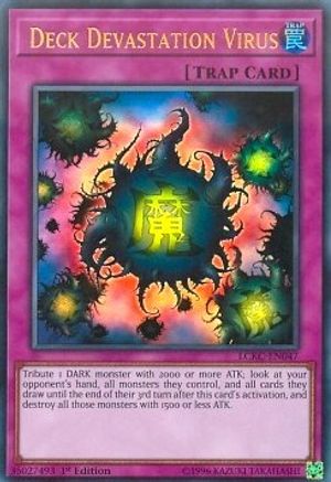 Deck Devastation Virus (LCKC-EN047) - Legendary Collection Kaiba Unlimited Legendary Collection Kaiba Yugioh Single Squirtle Squad Card Shop.