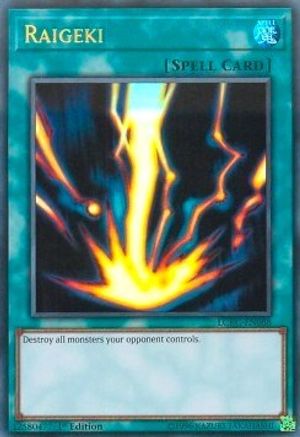 Raigeki (LCKC-EN088) - Legendary Collection Kaiba Unlimited Legendary Collection Kaiba Yugioh Single Squirtle Squad Card Shop.