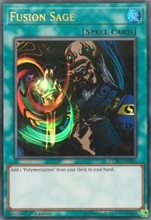 Fusion Sage (LCKC-EN089) - Legendary Collection Kaiba 1st Edition Legendary Collection Kaiba Yugioh Single Squirtle Squad Card Shop.