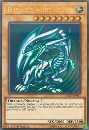 Blue-Eyes White Dragon (Version 2) (LCKC-EN001) - Legendary Collection Kaiba 1st Edition Legendary Collection Kaiba Yugioh Single Squirtle Squad Card Shop.