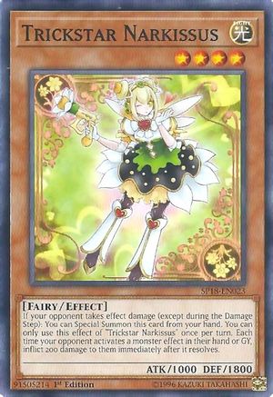 Trickstar Narkissus (SP18-EN023) - Star Pack VRAINS 1st Edition Star Pack VRAINS Yugioh Single Squirtle Squad Card Shop.