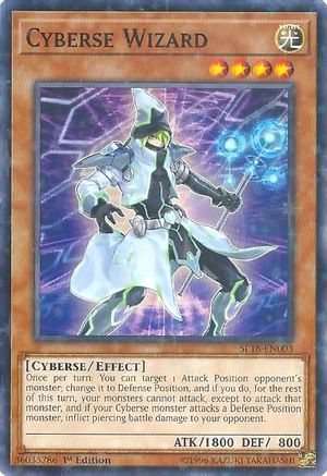 Cyberse Wizard (Starfoil) (SP18-EN003) - Star Pack VRAINS 1st Edition Star Pack VRAINS Yugioh Single Squirtle Squad Card Shop.