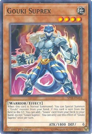 Gouki Suprex (SP18-EN018) - Star Pack VRAINS 1st Edition Star Pack VRAINS Yugioh Single Squirtle Squad Card Shop.