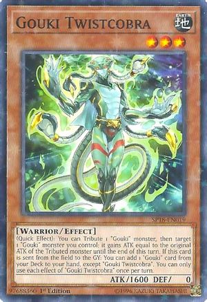 Gouki Twistcobra (Starfoil) (SP18-EN019) - Star Pack VRAINS 1st Edition Star Pack VRAINS Yugioh Single Squirtle Squad Card Shop.