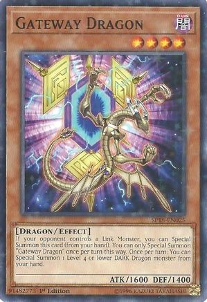 Gateway Dragon (Starfoil) (SP18-EN025) - Star Pack VRAINS 1st Edition Star Pack VRAINS Yugioh Single Squirtle Squad Card Shop.