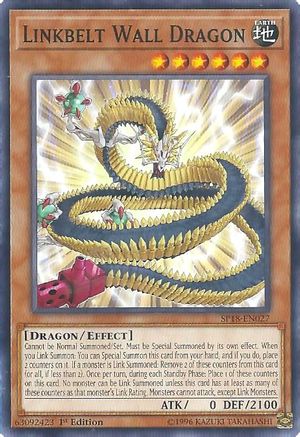 Linkbelt Wall Dragon (SP18-EN027) - Star Pack VRAINS 1st Edition Star Pack VRAINS Yugioh Single Squirtle Squad Card Shop.