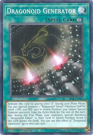 Dragonoid Generator (SP18-EN041) - Star Pack VRAINS 1st Edition Star Pack VRAINS Yugioh Single Squirtle Squad Card Shop.
