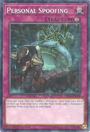 Personal Spoofing (Starfoil) (SP18-EN049) - Star Pack VRAINS 1st Edition Star Pack VRAINS Yugioh Single Squirtle Squad Card Shop.