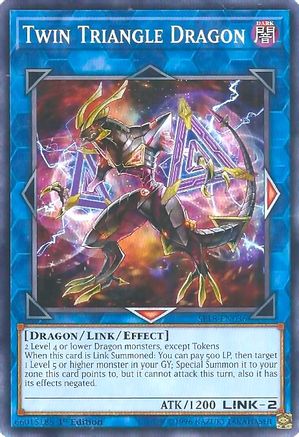 Twin Triangle Dragon (SP18-EN036) - Star Pack VRAINS 1st Edition Star Pack VRAINS Yugioh Single Squirtle Squad Card Shop.