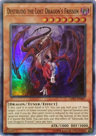 Destrudo the Lost Dragon's Frisson (OP07-EN007) - OTS Tournament Pack 7 Unlimited OTS Tournament Pack 7 Yugioh Single Squirtle Squad Card Shop.