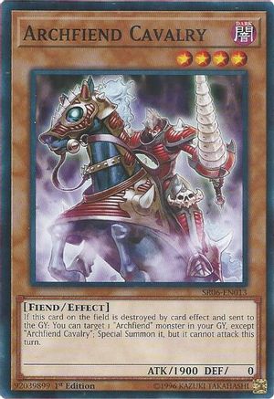 Archfiend Cavalry (SR06-EN013) - Structure Deck: Lair of Darkness 1st Edition Structure Deck: Lair of Darkness Yugioh Single Squirtle Squad Card Shop.
