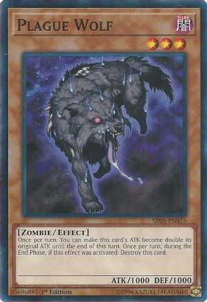 Plague Wolf (SR06-EN016) - Structure Deck: Lair of Darkness 1st Edition Structure Deck: Lair of Darkness Yugioh Single Squirtle Squad Card Shop.