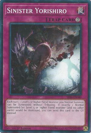 Sinister Yorishiro (SR06-EN040) - Structure Deck: Lair of Darkness 1st Edition Structure Deck: Lair of Darkness Yugioh Single Squirtle Squad Card Shop.