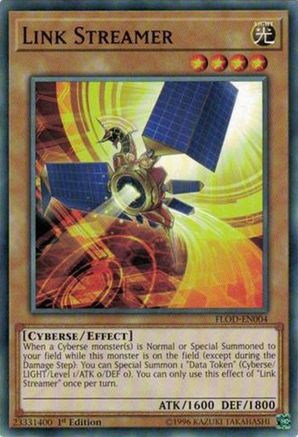 Link Streamer (FLOD-EN004) - Flames of Destruction Unlimited Flames of Destruction Yugioh Single Squirtle Squad Card Shop.