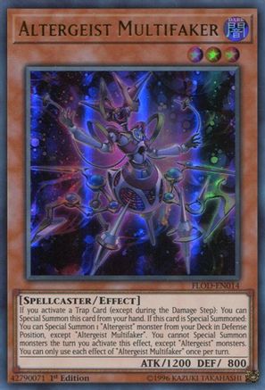 Altergeist Multifaker (FLOD-EN014) - Flames of Destruction Unlimited Flames of Destruction Yugioh Single Squirtle Squad Card Shop.