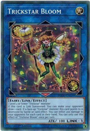 Trickstar Bloom (FLOD-EN039) - Flames of Destruction Unlimited Flames of Destruction Yugioh Single Squirtle Squad Card Shop.