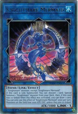 Knightmare Mermaid (FLOD-EN043) - Flames of Destruction 1st Edition Flames of Destruction Yugioh Single Squirtle Squad Card Shop.