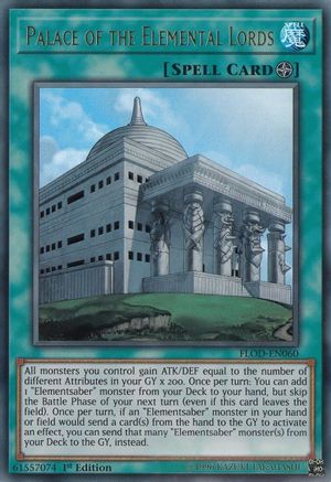 Palace of the Elemental Lords (FLOD-EN060) - Flames of Destruction 1st Edition Flames of Destruction Yugioh Single Squirtle Squad Card Shop.