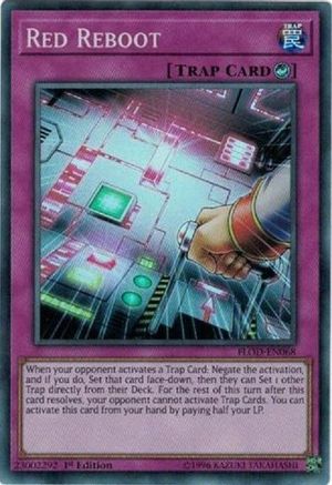 Red Reboot (FLOD-EN068) - Flames of Destruction Unlimited Flames of Destruction Yugioh Single Squirtle Squad Card Shop.