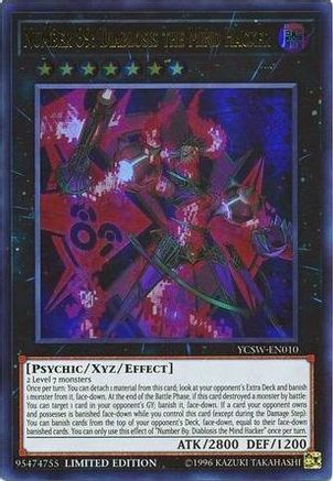Number 89: Diablosis the Mind Hacker (YCSW-EN010) - Yu-Gi-Oh! Championship Series Prize Cards Limited Yu-Gi-Oh! Championship Series Prize Cards Yugioh Single Squirtle Squad Card Shop.
