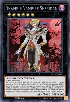 Dhampir Vampire Sheridan (DASA-EN007) - Dark Saviors Unlimited Dark Saviors Yugioh Single Squirtle Squad Card Shop.