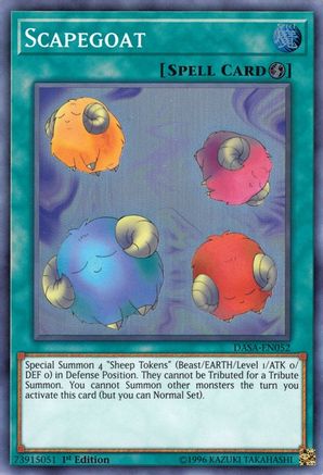 Scapegoat (DASA-EN052) - Dark Saviors Unlimited Dark Saviors Yugioh Single Squirtle Squad Card Shop.