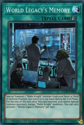 World Legacy's Memory (FLOD-ENSE3) - Flames of Destruction Limited Flames of Destruction Yugioh Single Squirtle Squad Card Shop.