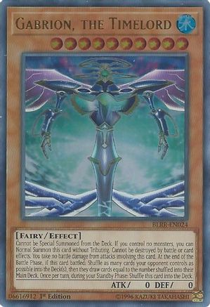 Gabrion, the Timelord (BLRR-EN024) - Battles of Legend: Relentless Revenge 1st Edition Battles of Legend: Relentless Revenge Yugioh Single Squirtle Squad Card Shop.