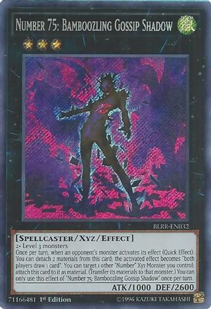 Number 75: Bamboozling Gossip Shadow (BLRR-EN032) - Battles of Legend: Relentless Revenge 1st Edition Battles of Legend: Relentless Revenge Yugioh Single Squirtle Squad Card Shop.