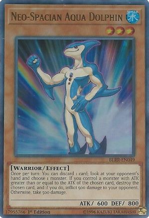 Neo-Spacian Aqua Dolphin (BLRR-EN049) - Battles of Legend: Relentless Revenge 1st Edition Battles of Legend: Relentless Revenge Yugioh Single Squirtle Squad Card Shop.