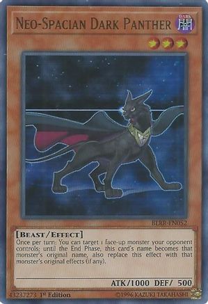 Neo-Spacian Dark Panther (BLRR-EN052) - Battles of Legend: Relentless Revenge 1st Edition Battles of Legend: Relentless Revenge Yugioh Single Squirtle Squad Card Shop.