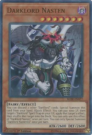 Darklord Nasten (BLRR-EN077) - Battles of Legend: Relentless Revenge 1st Edition Battles of Legend: Relentless Revenge Yugioh Single Squirtle Squad Card Shop.