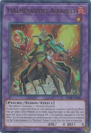 Fullmetalfoes Alkahest (BLRR-EN081) - Battles of Legend: Relentless Revenge 1st Edition Battles of Legend: Relentless Revenge Yugioh Single Squirtle Squad Card Shop.