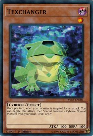 Texchanger (YS18-EN002) - Starter Deck: Codebreaker 1st Edition Starter Deck: Codebreaker Yugioh Single Squirtle Squad Card Shop.