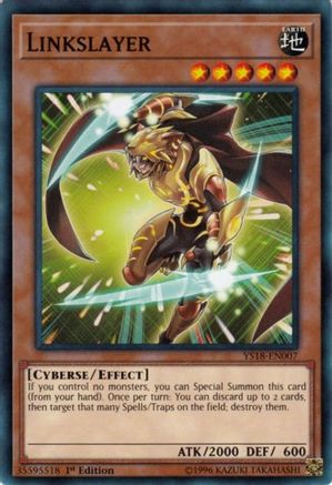 Linkslayer (YS18-EN007) - Starter Deck: Codebreaker 1st Edition Starter Deck: Codebreaker Yugioh Single Squirtle Squad Card Shop.