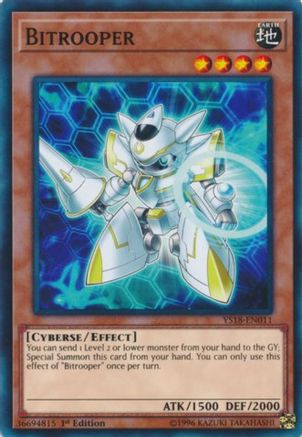 Bitrooper (YS18-EN011) - Starter Deck: Codebreaker 1st Edition Starter Deck: Codebreaker Yugioh Single Squirtle Squad Card Shop.
